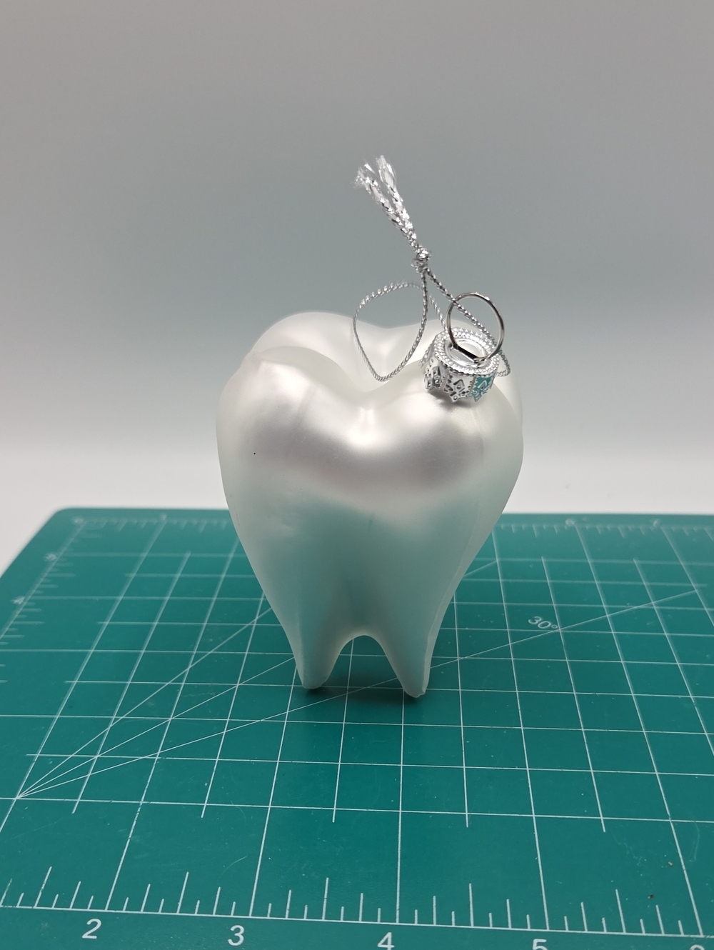 Pearl White Tooth Ornament - Home Accents